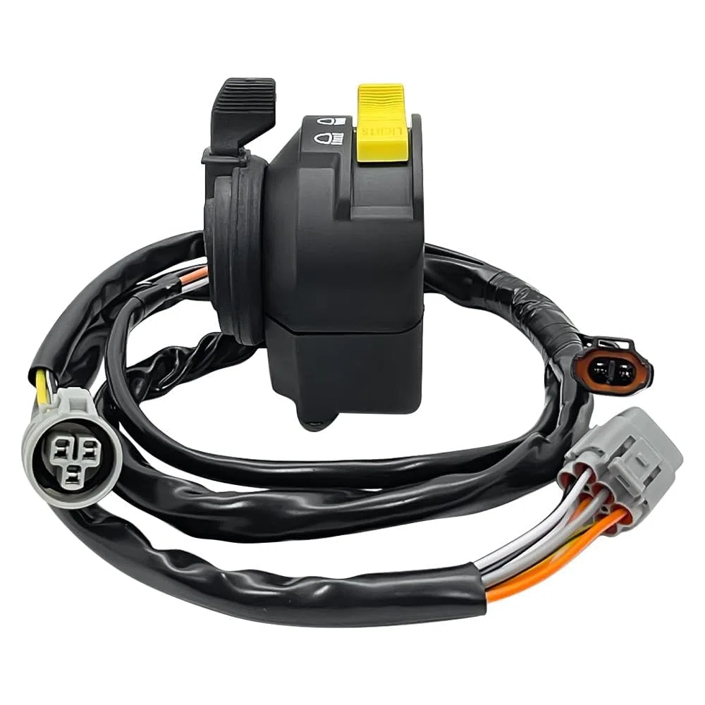 Interruttore manubrio sinistro adatto per Suzuki LTZ 400 QuadSport Z 400 2005-2008 per Arctic Cat DVX 400 2006-2008 per Kawasaki KFX 400 2003-2006