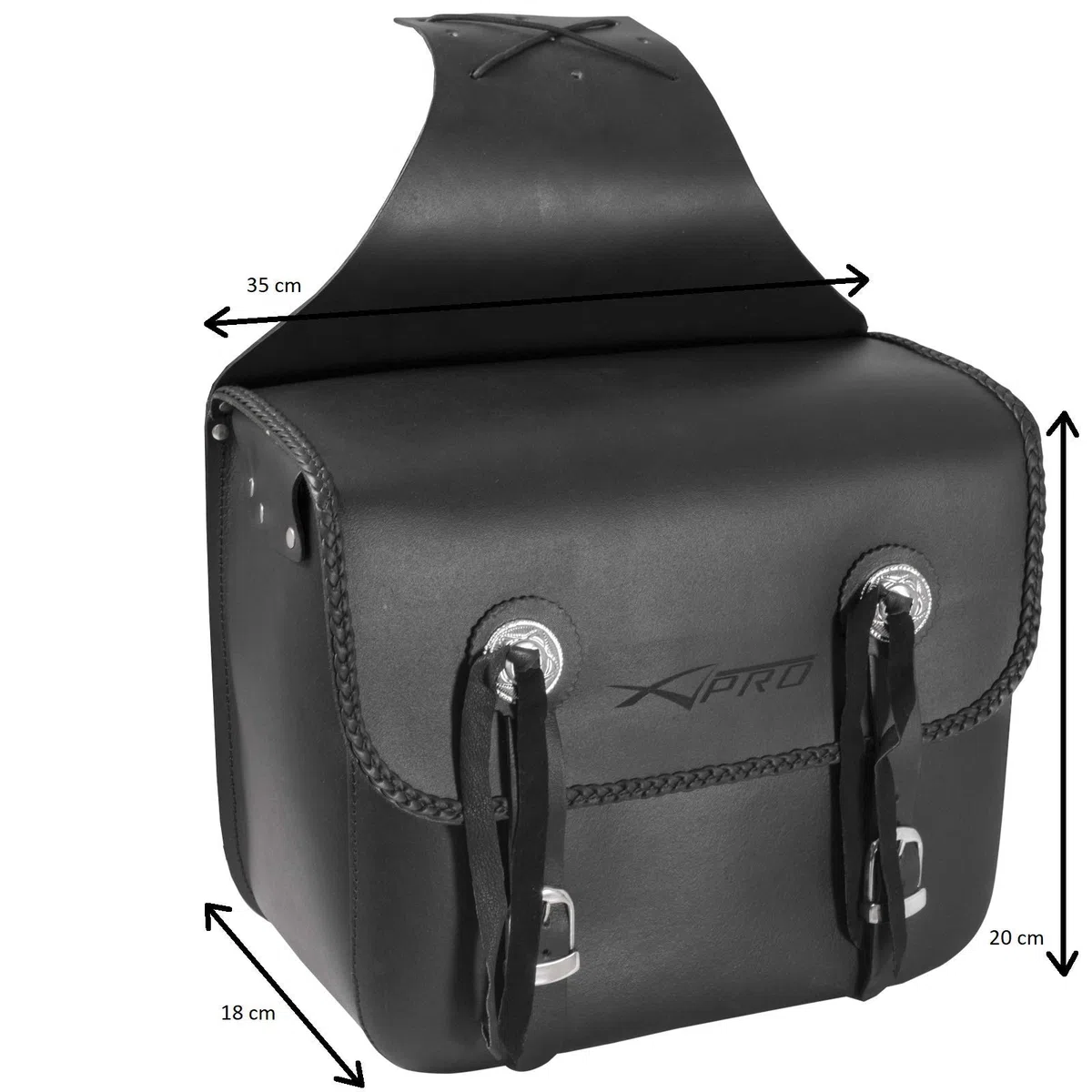 A-Pro Borsa Laterale Rigida Singola Custom lato destro o sinistro Chopper