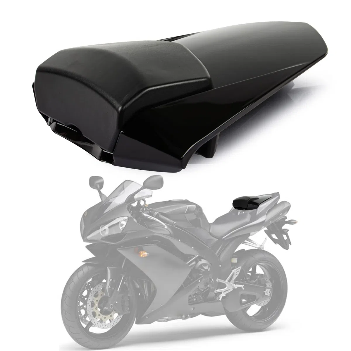 Cofano Carenatura Coperchio Carena Posteriore Per YZF R1 2007-2008 (Nero)