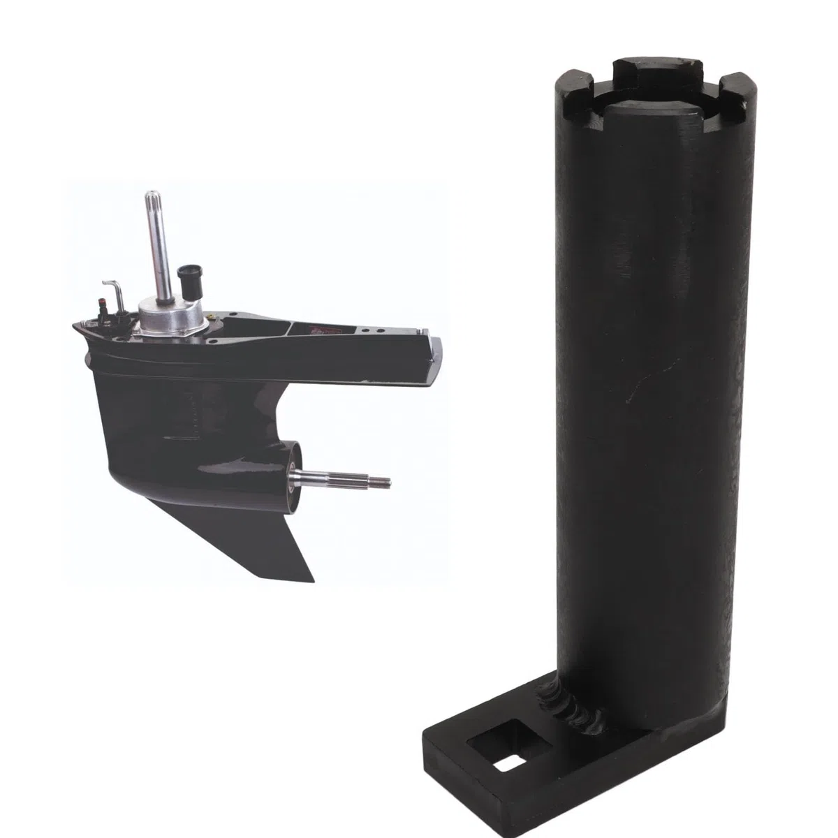 Strumento Chiave per Fermo Cuscinetto Albero Motore 18 9842 Chiave Filettata per Rimozione e Installazione per Scatole Ingranaggi Fuoribordo Mercruiser Semplifica la Rimozione e