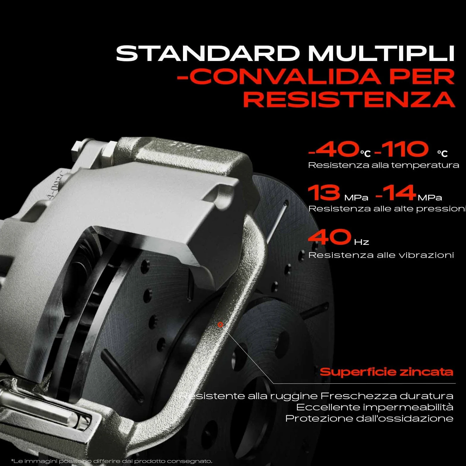 Frankberg Pinza Freno Pinza del Freno Posteriore Sinistra Alluminio Compatibile con C4 Coupé C4 I C4 II C4 DS4 DS4/DS4 307 307 Break 307 CC 307 SW 308 CC 308 I 308 SW I 308 SW Replace# 343002