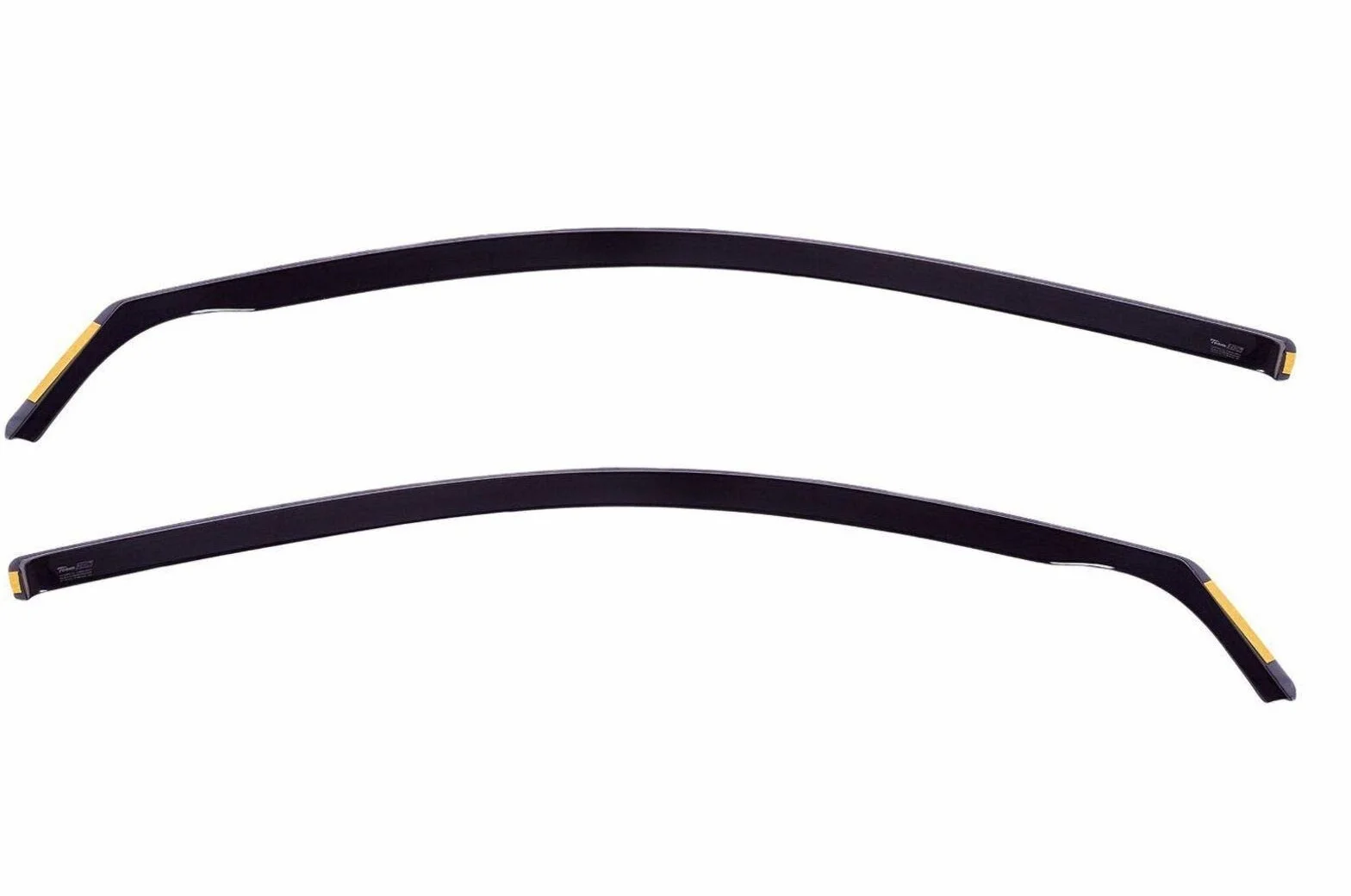 J&J AUTOMOTIVE Deflettori d'Aria per Volkswagen Golf 7 3-Porte 2012-2019, Set da 2 Pezzi, Nero fumé Oscurato Heko