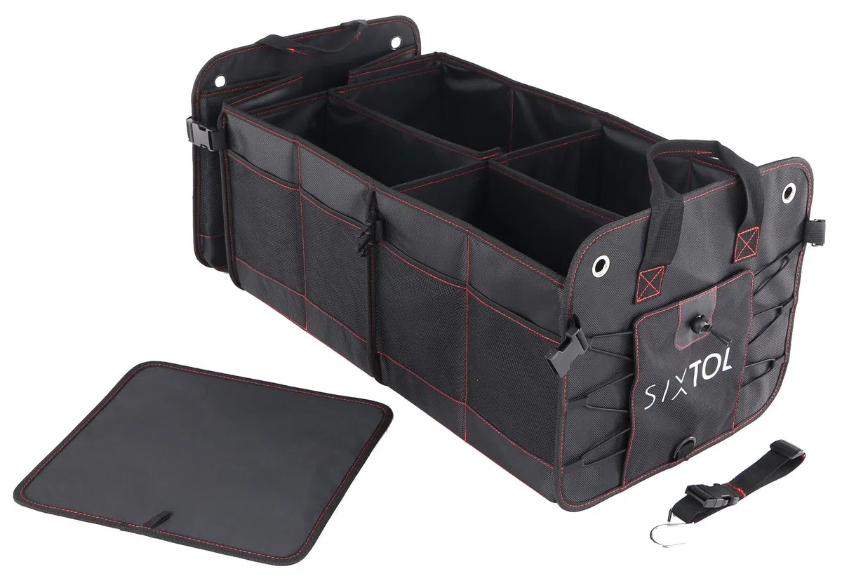 CAR COMPACT 19 PRO Organizer per bagagliaio, 19 scomparti, pieghevole, per bagagliaio, pieghevole, con scomparti