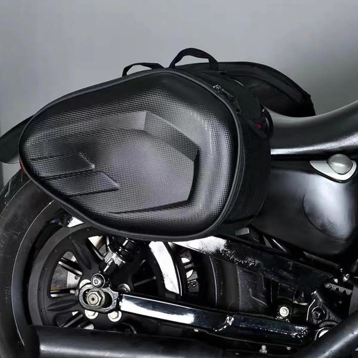 Generico Borse laterali per moto, Borse laterali per moto impermeabili - Borsa portaoggetti per espandibile in pelle PU | per pezzi, borsa posteriore per di grande capacità