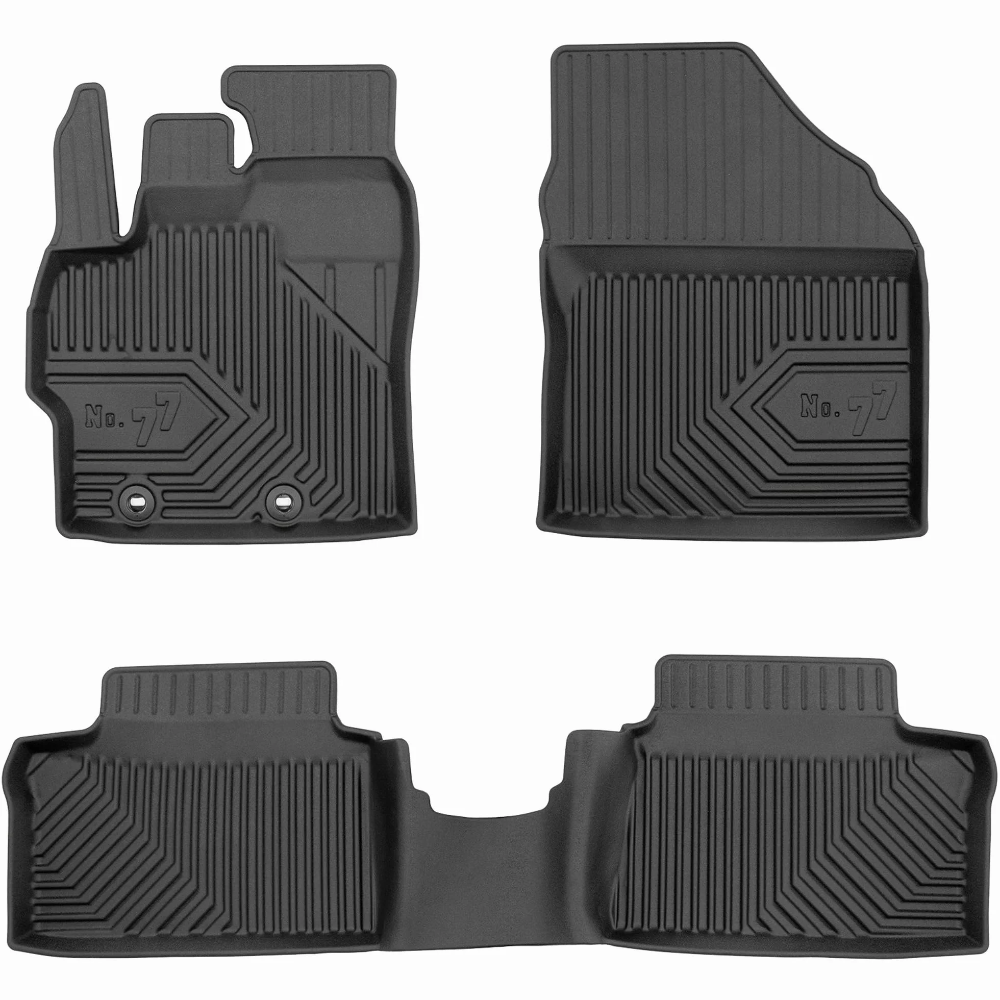 MOTOS Tappetini in gomma per auto adatto per Toyota Yaris Cross dal 2021 Migliorate il vostro comfort di viaggio con il tappetino antiscivolo per auto No.77
