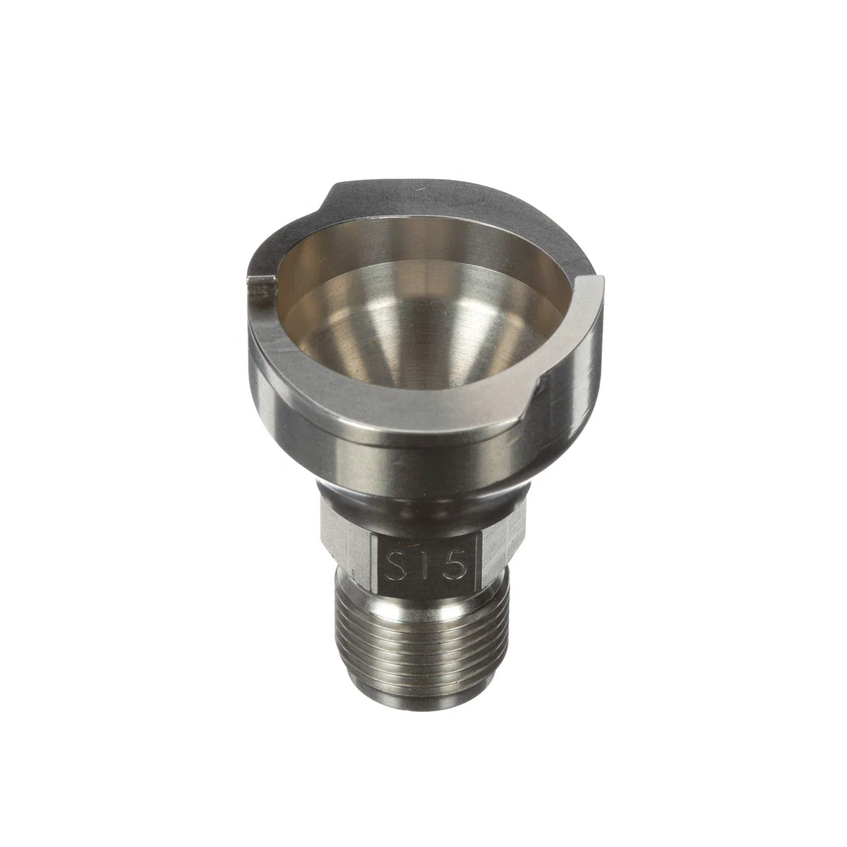 3M - Adattatore per Pistola a spruzzo PPS 2.0#S15, 26046, Maschio da 3 mm, Filettatura 19 mm, collega Numerose Marche di Pistole per verniciatura a spruzzo PPS 2.0, 1 Confezione