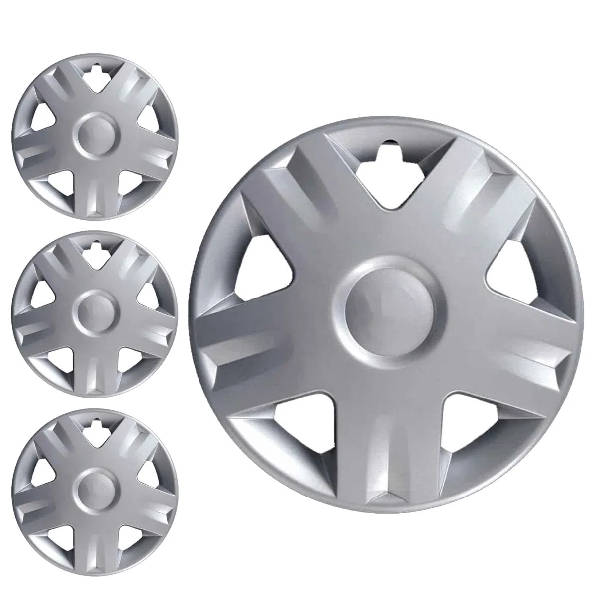 SERIE 4 BORCHIE - 4 COPRICERCHI COPPE RUOTA 14" PER RENAULT CLIO - SCENIC