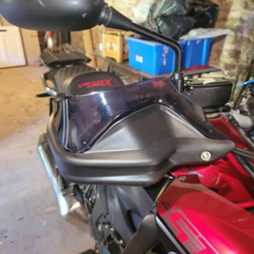 Copertura protettiva paramani per Honda VFR 1200 X VFR1200X Crosstourer 1200X Prolunghe paramani (Grigio Fumo)