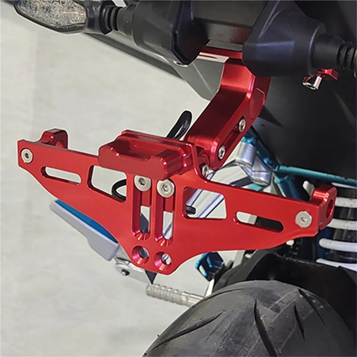 Per XADV750 XADV-750 X-ADV 750 2017 2018 2019 2020 2021 2022 2023 2024 2025 Portatarga Numero Di Targa Telaio Staffa Luce