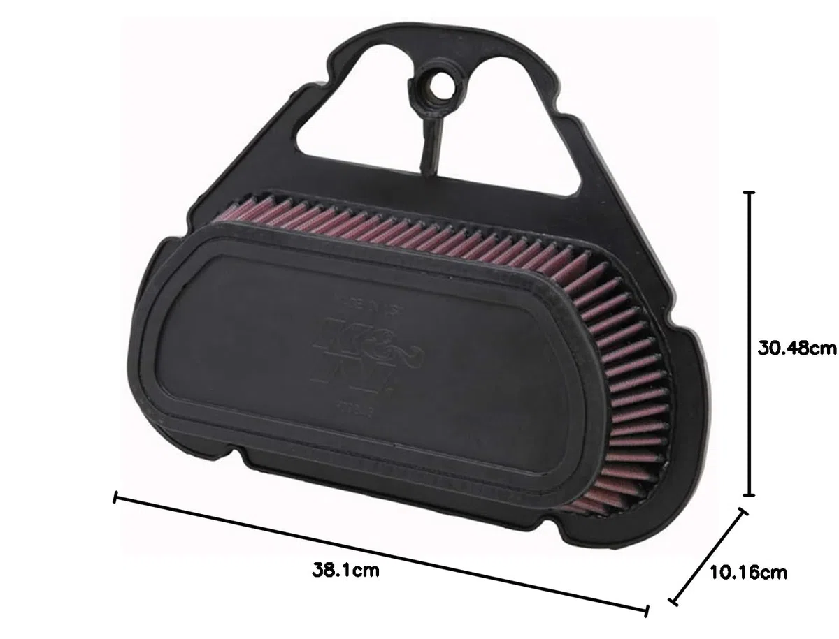 K&N Filtro Aria di ricambio compatibile con Yamaha YZF R6 1999-2005 YZF R6S 2006-2009 (YA-6001)