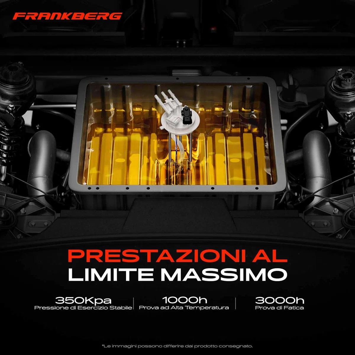 Frankberg Pompa carburante Pompa Benzina Modulo di alimentazione carburante Kit 4-Poli Compatibile con Punto 188 176 Ypsilon 843 Punto Cabriolet 176 Replace# 46523408