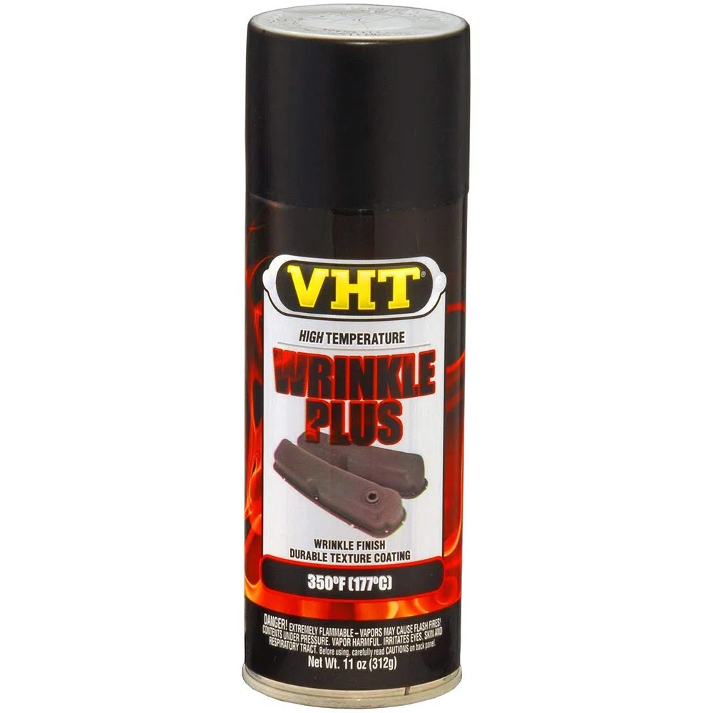 VHT GSP201 - Vernice termoresistente Wrinkle Plus con effetto restringente fino a 177 °C, colore: nero
