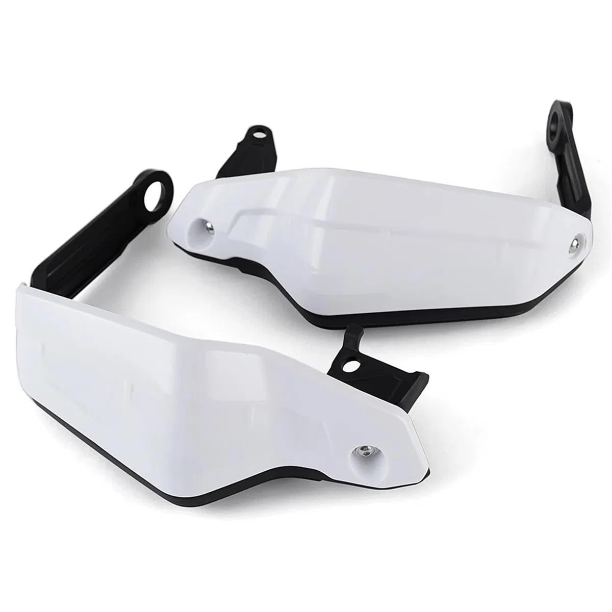 Paramani Moto Paramani per Manubrio Moto Protezione Scudo per H&Onda CRF 1100 L CRF1100L Africa Twin ADV Sports 2020-2024 Paramani Copertura Antivento(Bianco)