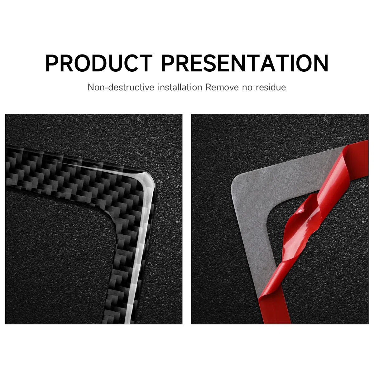Autoadesivo CD Trim Fibra di Carbonio Trim Compatibile con Alfa Romeo 159 939 2004 2005 2006 2007 2008 2009 2010 2011 Accessori interni