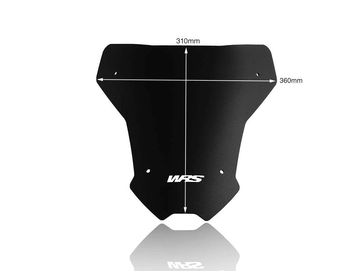 CUPOLINO SPORT NERO OPACO WRS AFRICA TWIN CRF 1100 L ADV SPORTS 2020-2023