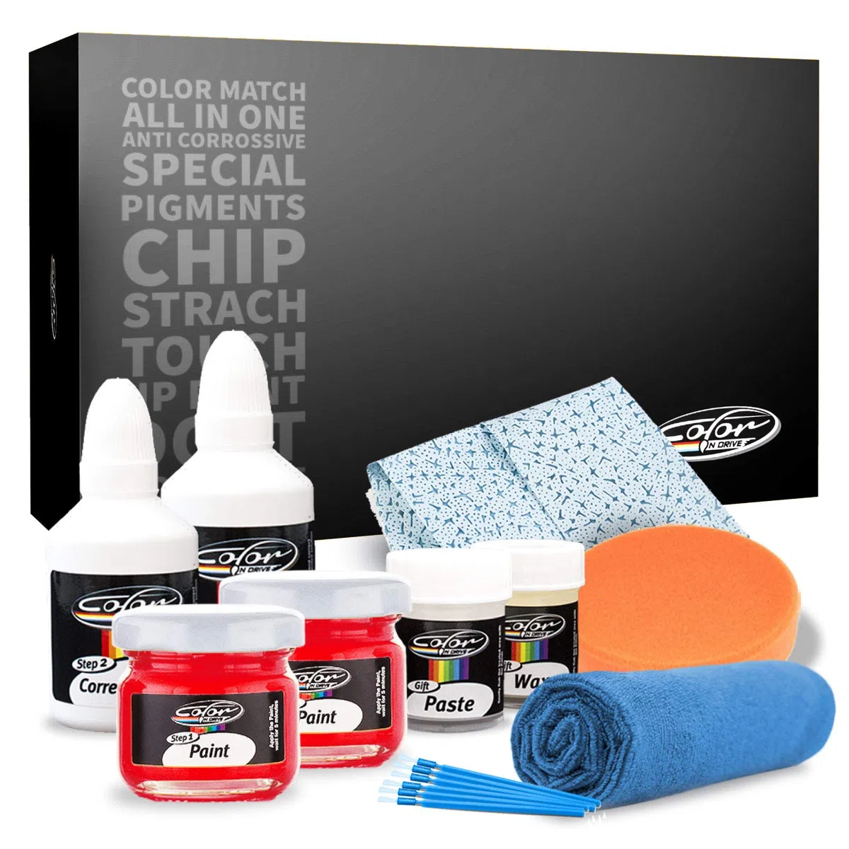 Color N Drive for Hyundai Automotive Touch Up Paint | PSW - Polar White | Paint Scratch Repair, Exact Match Guarantee - PRO