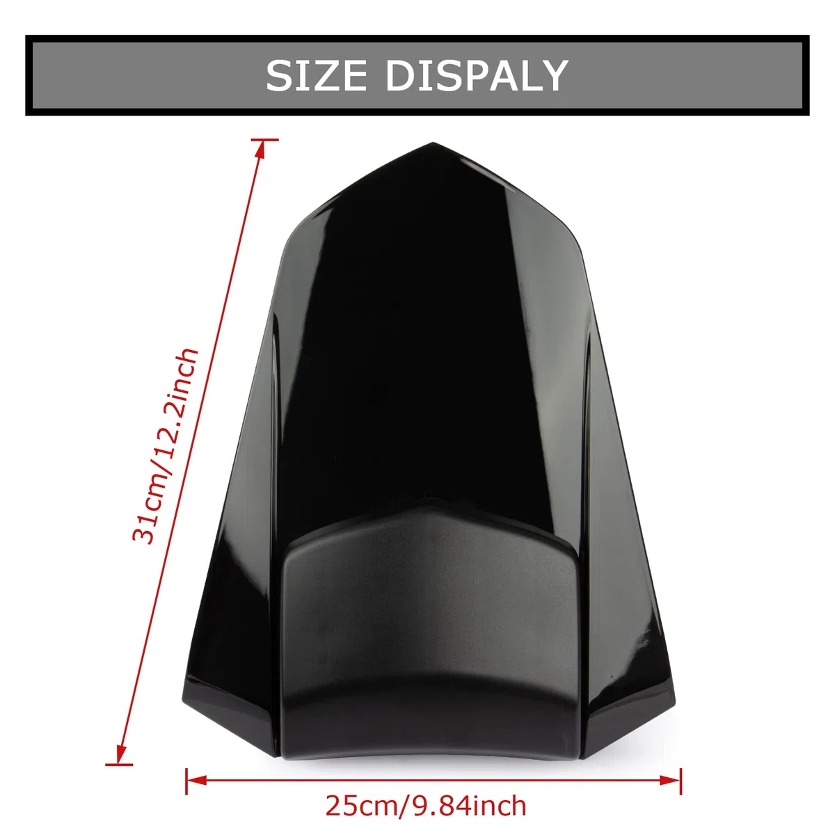 Cofano Carenatura Coperchio Carena Posteriore Per YZF R1 2007-2008 (Nero)