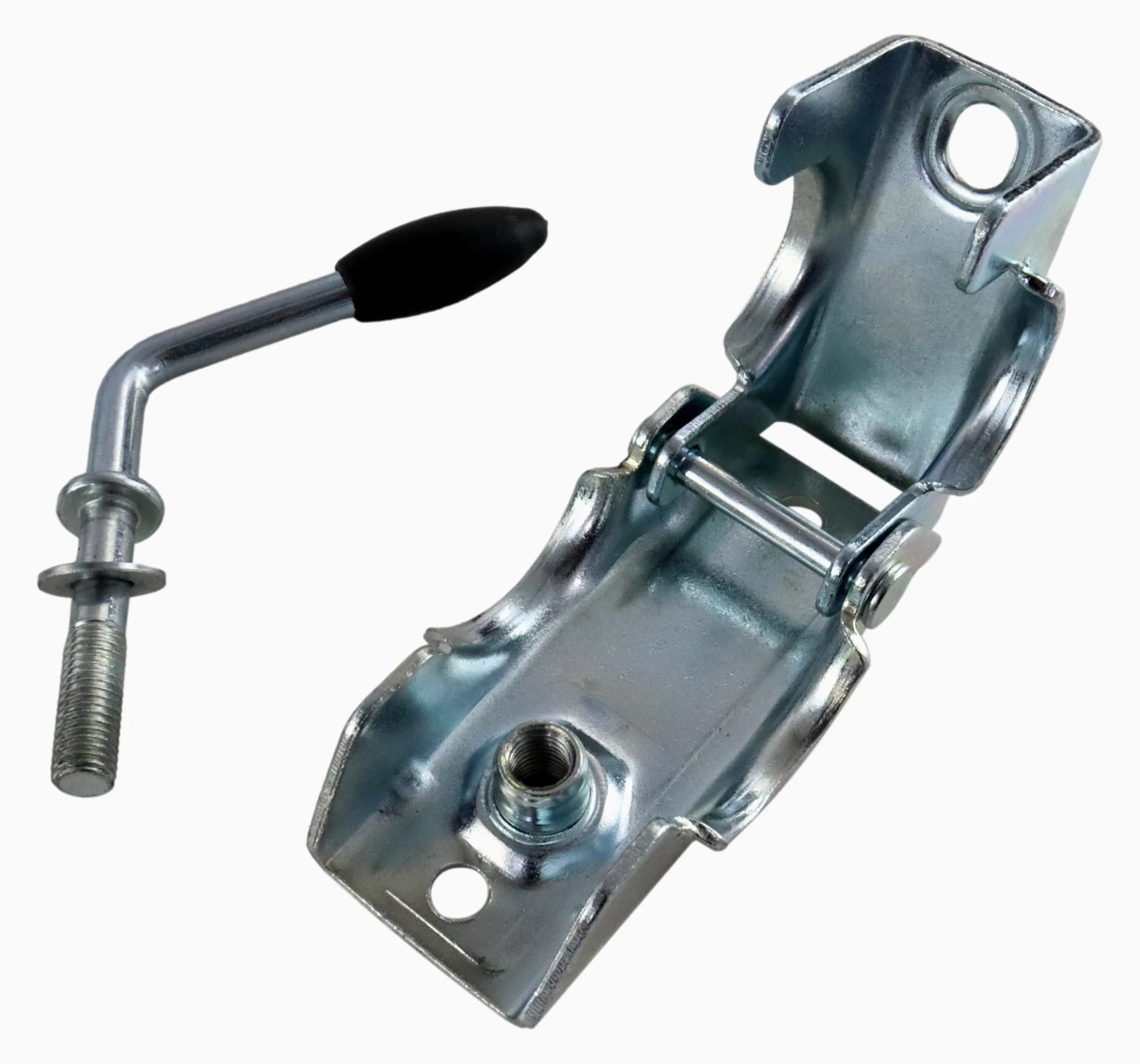 p4U Winterhoff - Ruota da fantino con supporto per rimorchio e roulotte, 150 kg, 48 mm