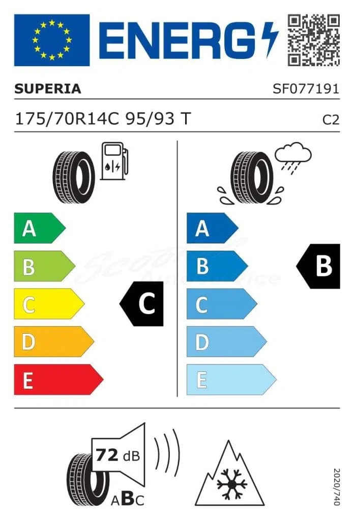 SUPERIA 175/70 R14 95/93T 4 Stagioni LCamion