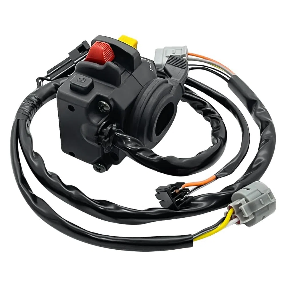 Interruttore manubrio sinistro adatto per Suzuki LTZ 400 QuadSport Z 400 2005-2008 per Arctic Cat DVX 400 2006-2008 per Kawasaki KFX 400 2003-2006