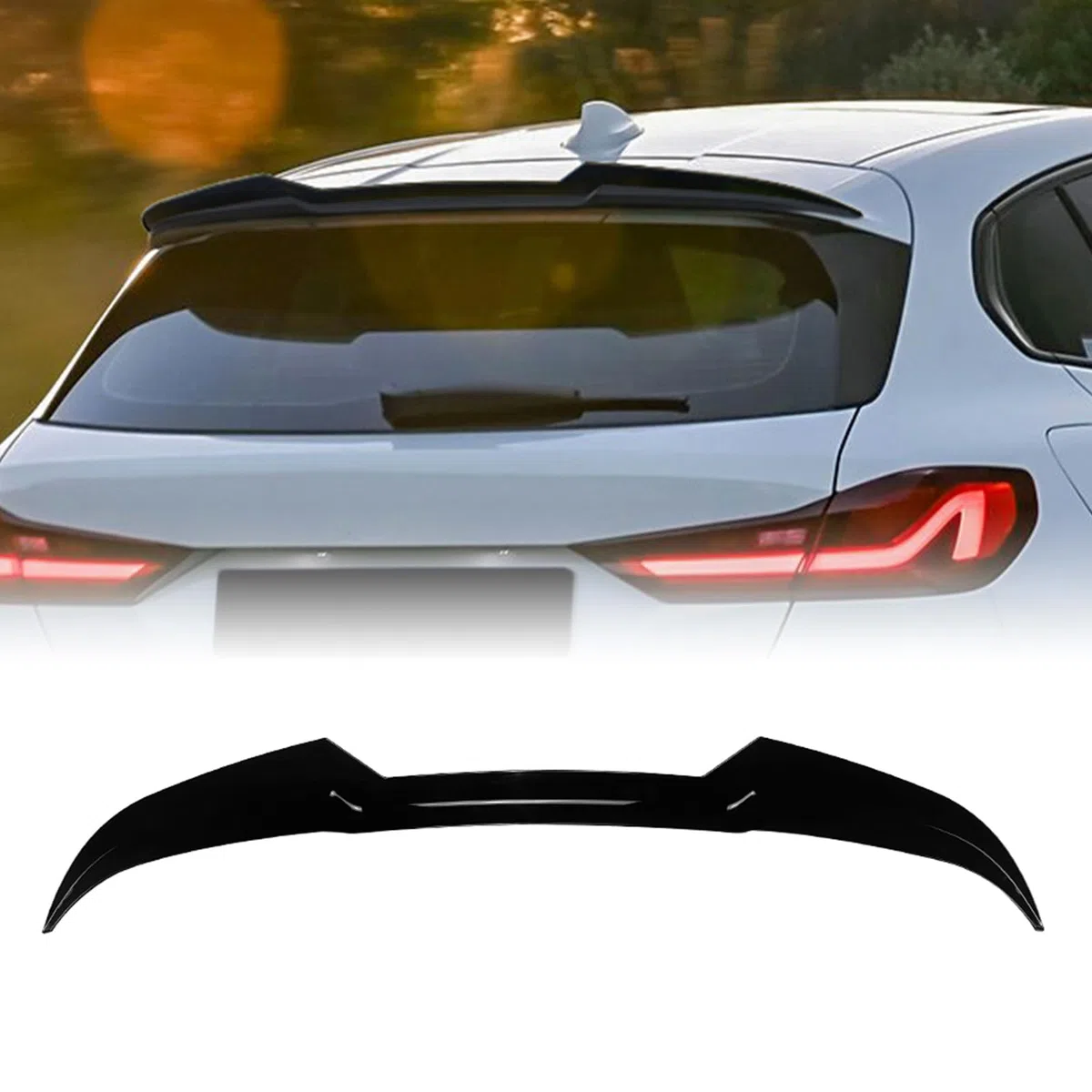 Spoiler posteriore per bagagliaio Lip Wing per BMW Serie 1 F40 M Sport 2019-2024