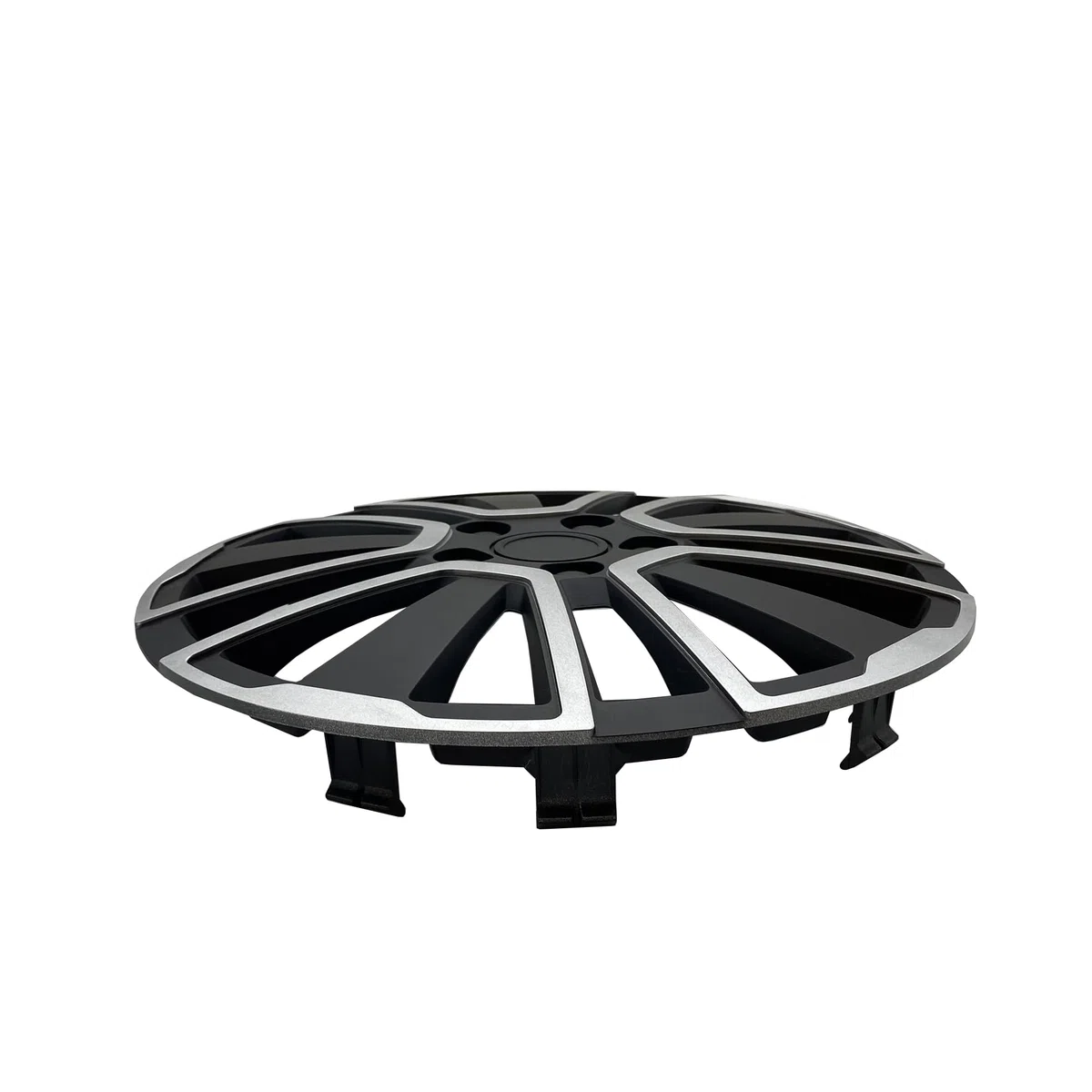 Simoni Racing SCU/15, Set 4 Copricerchi universali Scuba da 15" pollici, Copriruota auto Grigio e Nero