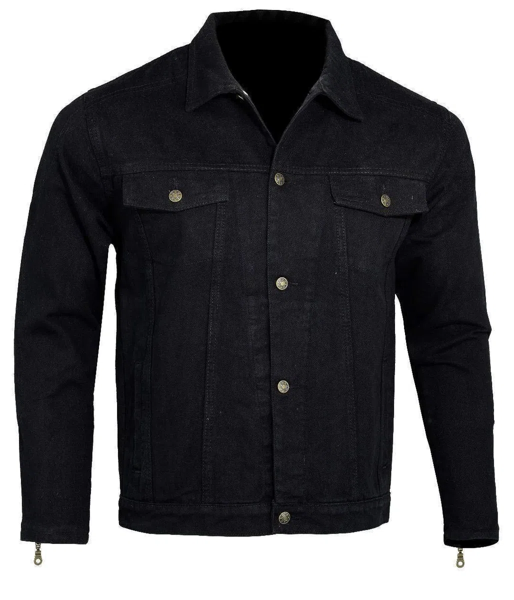 Bikers Gear Australia - Giacca protettiva da motociclista in jeans, foderata in kevlar, con armatura rimovibile CE 1621-1
