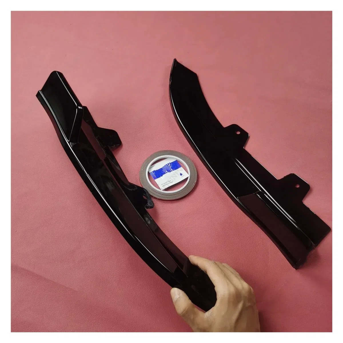 Gonne Laterali Splitter Laterali Paraurti Posteriore Per BMW G22 G22 Sport 430i 430d 430i M440d M440i 2020-2024 2DR Diffusore Paraurti Posteriore Minigonne Bodykit Splitter