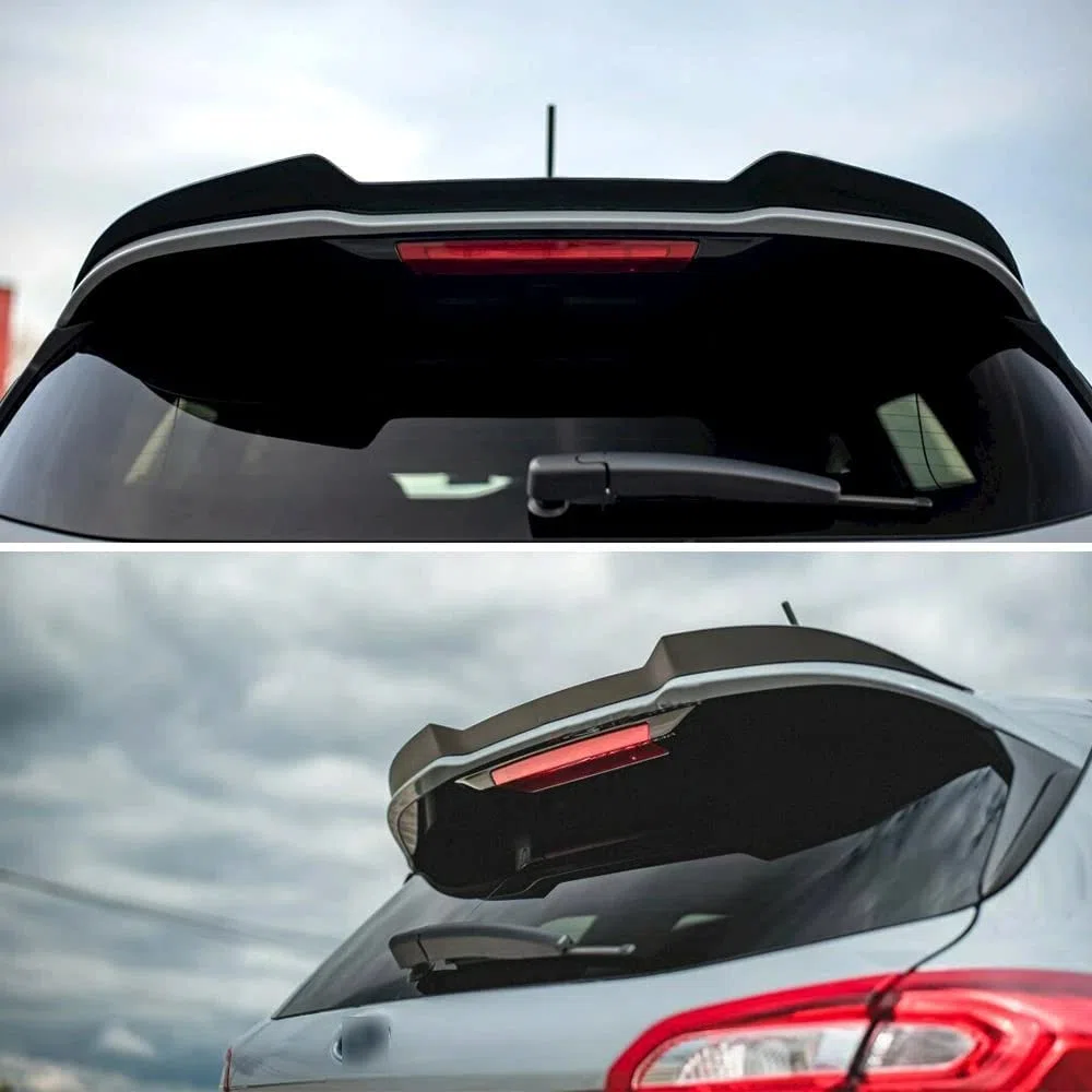 Fibra Posteriore Tronco Spoiler per F-ORD Fiesta ST MK8 2018 2019 2020, Spoiler Posteriore Labbro Bagagliaio Parti Aerodinamiche Esterne Auto Trunk Wing Accessori