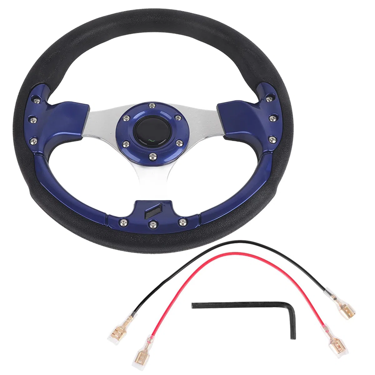 Volante da Sportivo per Auto in Pelle PU da 320 Mm per un Aspetto Elegante per gli Appassionati di Corse